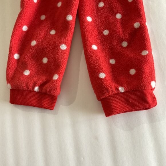 REINDEER FLEECE FOOTED PAJAMA SLEEPER GUC - Picture 11 of 12